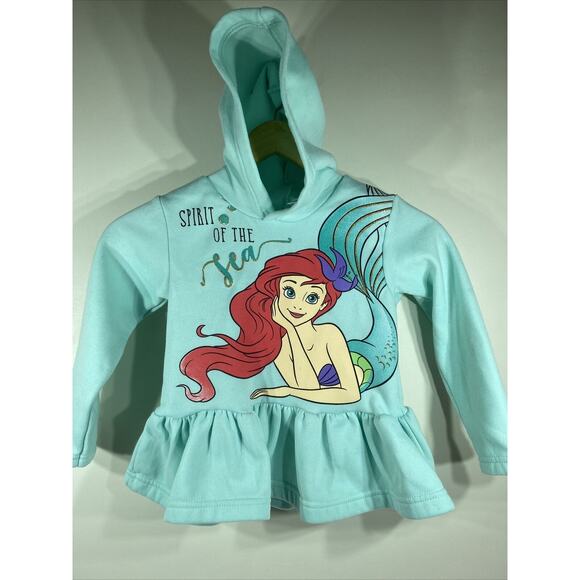 The Little Mermaid Ariel Disney Princess Vintage Hoodie Size 5/6 HTF - Picture 1 of 11